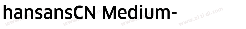 hansansCN Medium字体转换